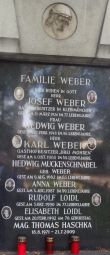 Weber; Weber geb. Muckenschnabel; Loidl; Haschka