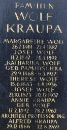 Wolf; Wolf geb. Pamlitschka; Kraupa