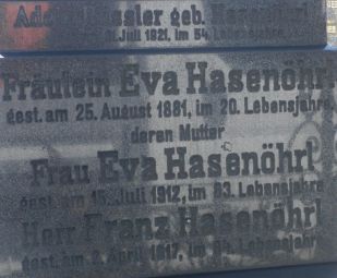 Hasenöhrl; Rössler geb. Hasenöhrl