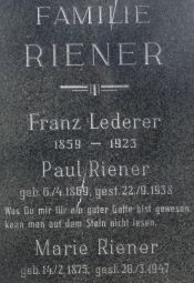 Riener; Lederer
