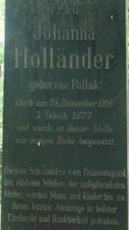 Holländer geb. Pollak