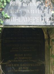 Kohn; Langfelder; Kohn geb. Knöpfelmacher; Langfelder geb. Kohn