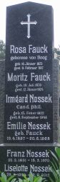 Fauck geb. Boog; Fauck; Nossek; Nossek geb. Fauck