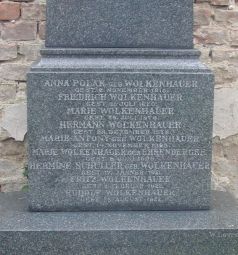 Wolkenhauer; Wolkenhauer geb. Ehrenberger; Polak geb. Wolkenhauer; Antony geb. Wolkenhauer; Schuller geb. Wolkenhauer