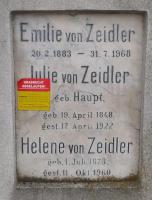Zeidler, v.; Zeidler, v., geb. Haupt