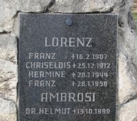 Ambrosi; Lorenz