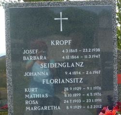 Kropf; Seidenglanz; Floriansitz