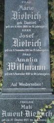 Dietrich; Dietrich geb. Daniel; Wittmann; Ament-Dietrich