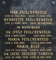 Feilchenfeld; Rulf; Seiller-Tarbuk