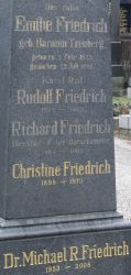 Friedrich; Friedrich geb. Treuberg