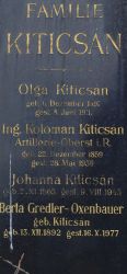 Kiticsan; Gredler-Oxenbauer geb. Kiticsan