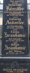 Künstler; Anderler; Srankovic; Srankovic geb. Künstler; Srankovic geb. Wilhelm
