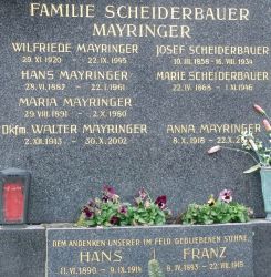 Scheiderbauer; Mayringer