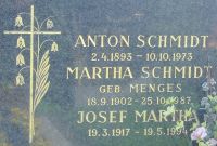Schmidt; Schmidt geb. Menges; Martha