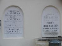 Sobotka; Vavrinec; von Thierstein; von Thierstein geb. Sidonie de Gattinea