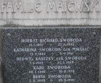 Maiewski; Swoboda; Kautzky geb. Swoboda; Swoboda geb. Mikulic