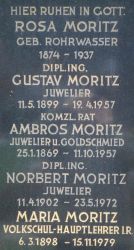 Moritz geb. Rohrwasser; Moritz
