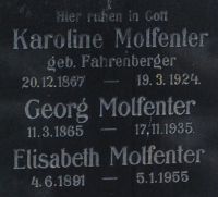 Molfenter; Molfenter geb. Fahrenberger