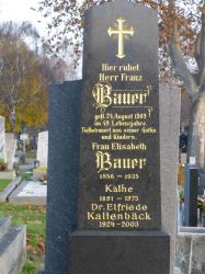 Bauer; Kaltenbäck