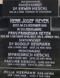 Heyek; Hermann; Heschel; Heschel geb. Heyek; Hermann geb. Heyek