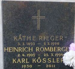 Rieger; Romberger; Kössler