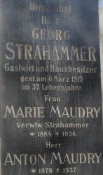 Strahammer; Maudry; Maudry verw. Strahammer