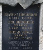 Ehrenberger; Ehrenberger geb. Brosch; Schnabl geb. Brosch; Karasek geb. Derflinger