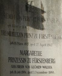 zu Fürstenberg; zu Fürstenberg geb. Gecmen-Waldek