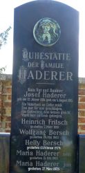 Haderer; Fritsch; Bersch