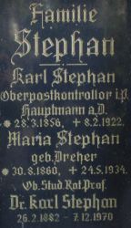 Stephan; Stephan geb. Dreher