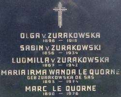Zurakowski, von; le Quorne; le Quorne geb. Zurakowski de Sas