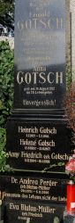 Gotsch; Gotsch geb. Friedrich; Perger geb. Blutau-Müller; Blutau-Müller geb. Friedrich
