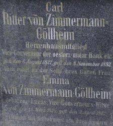von Zimmermann-Göllheim; von Zimmermann-Göllheim geb. Lucas