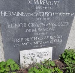 Resseguier de Miremont; Englisch-Popparich, von; Kinsky von Wchinitz und Tettau; Worlitzky, von