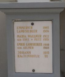 Landsiedler; Wallner geb. Metz; Landsiedler geb. Allmer; Kaltenhofer