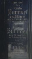 Bannert; Billinger; Bannert geb. Billinger