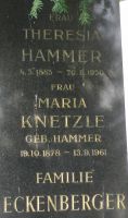 Hammer; Knetzle geb. Hammer; Eckenberger