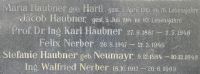 Haubner; Haubner geb. Hartl; Nerber; Haubner geb. Neumayr