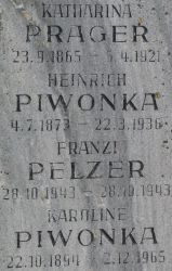Prager; Piwonka; Pelzer