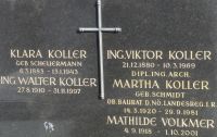 Koller; Koller geb. Scheuermann; Koller geb. Schmidt; Volkmer