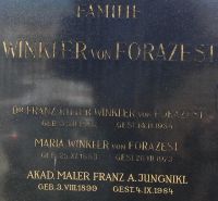 Jungnikl; Winkler von Forazest