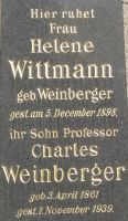 Weinberger; Wittmann geb. Weinberger