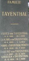 von Tayenthal; von Tayenthal-Mörth