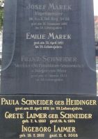 Marek; Laimer; Laimer geb. Schneider; Schneider geb. Heidinger