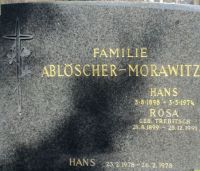 Ablöscher; Morawitz; Trebitsch