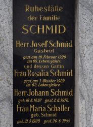 Schmid; Schaller