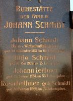 Schmidt; Leithner; Leithner geb. Schmidt