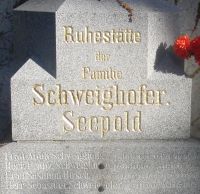 Schweighofer; Seepold; Hirsch geb. Schweighofer