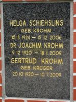 Krohm; Schiehsling; Krüger
