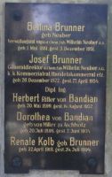 Brunner; Brunner geb. Neuber; von Bandian; von Bandian geb. von Miller zu Aichholz; Kolb geb. Brunner